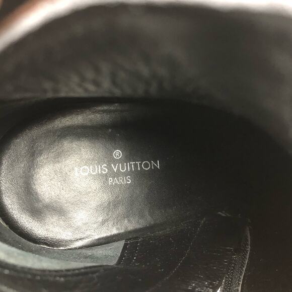 Louis Vuitton Star Trail Monogram LV Logo Leather Platform Lace Up Booties 36 - Picture 11 of 11
